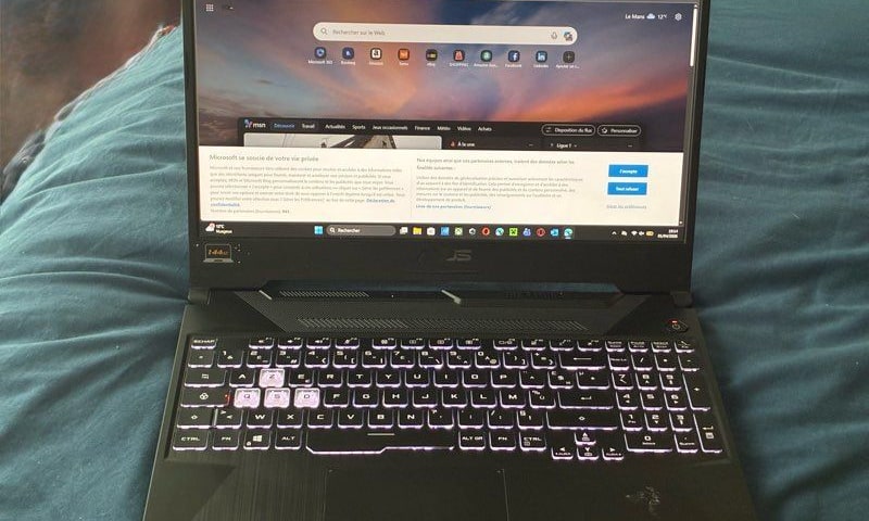 ASUS TUF Gaming F15 15-16" — Portable gaming occasion très bon état — photo 1